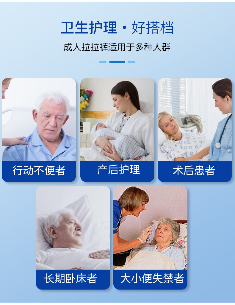 乐有福成人拉拉裤老人尿不湿男女LXL大码纸尿裤老年护理垫18片装详情16