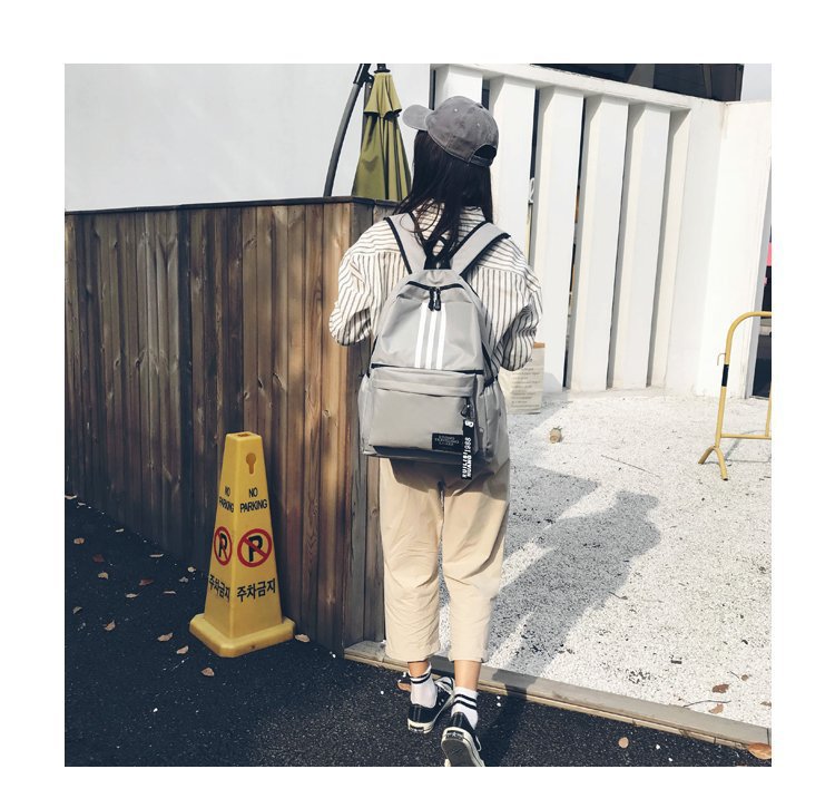 2026新款学生双肩包韩版时尚潮流初中高中生背包情侣旅行书包批发详情21