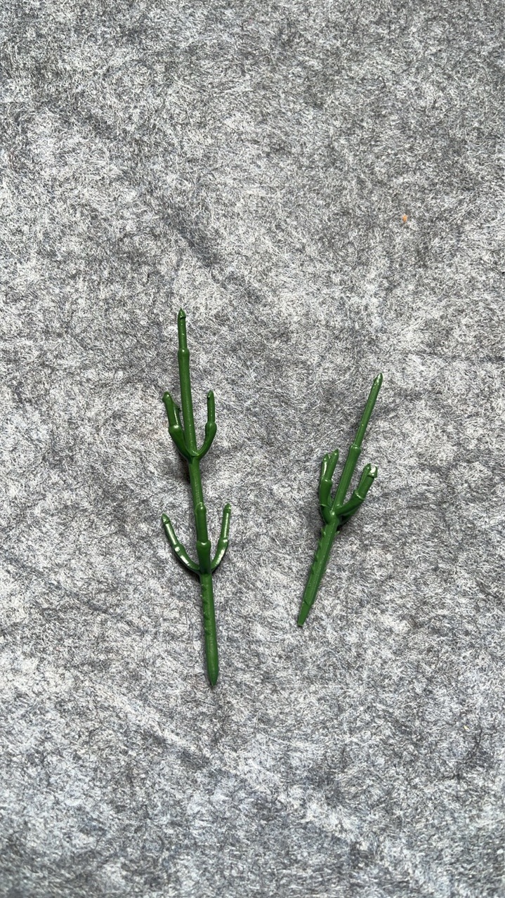 仿真花草枝杆短款小五叉枝盆栽小树枝杆盆景花枝仿真花配件批发详情1