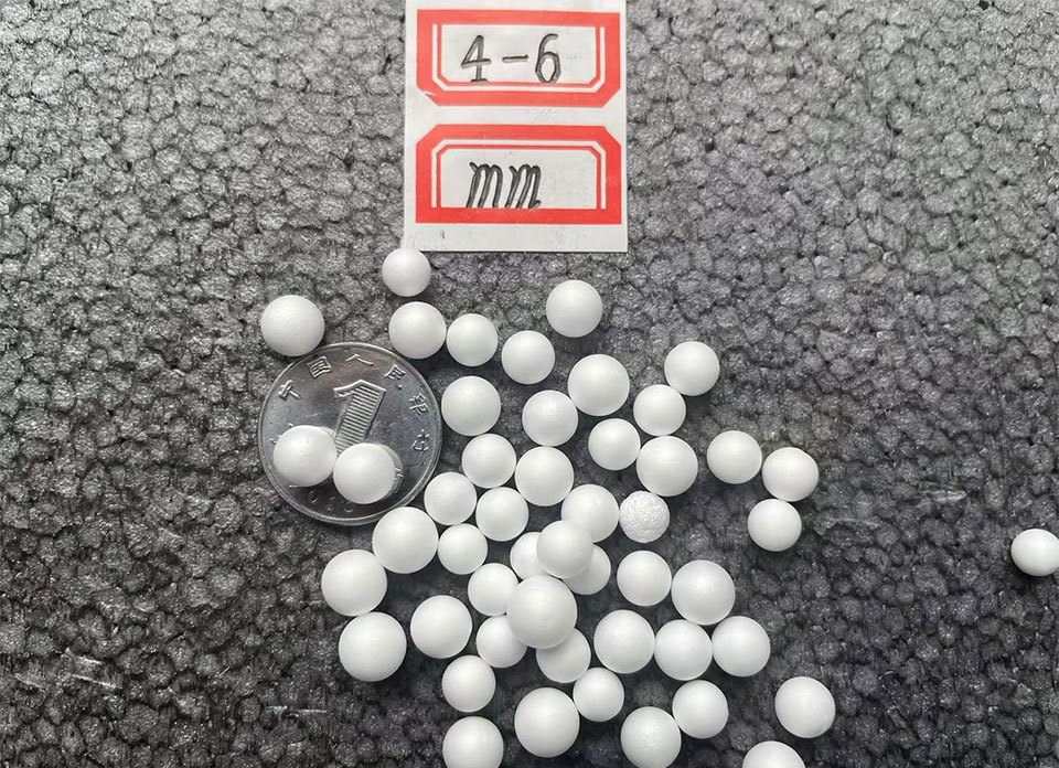 EPS white foam particles for lazy sofa filling, household cloth bags, throw pillows, toy foam filling particles pic 8