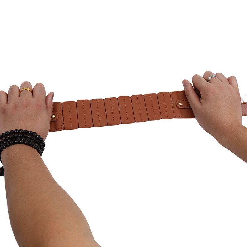 宽腰带女百搭装饰女裙弹力PU片针扣松紧腰封欧美时尚束腰外穿腰封详情15