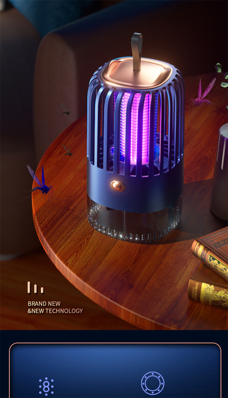 Mosquito-killing lamp, a household indoor and outdoor mosquito repellent, electric mosquito and fly-killing wonder, a powerful mosquito suction and trapping wonder, electric mosquito pic 3