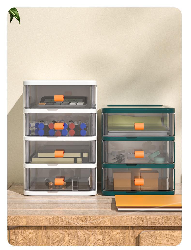 Storage box, desktop shelf, drawer-type multi-layer office storage box, storage box, desk storage and organization box pic 12