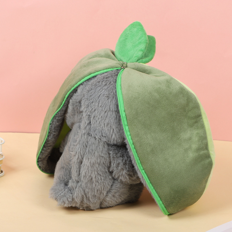 儿童安抚玩偶跨境新品会发光呼吸毛绒玩具牛油果驴趣味可收纳清洗详情3