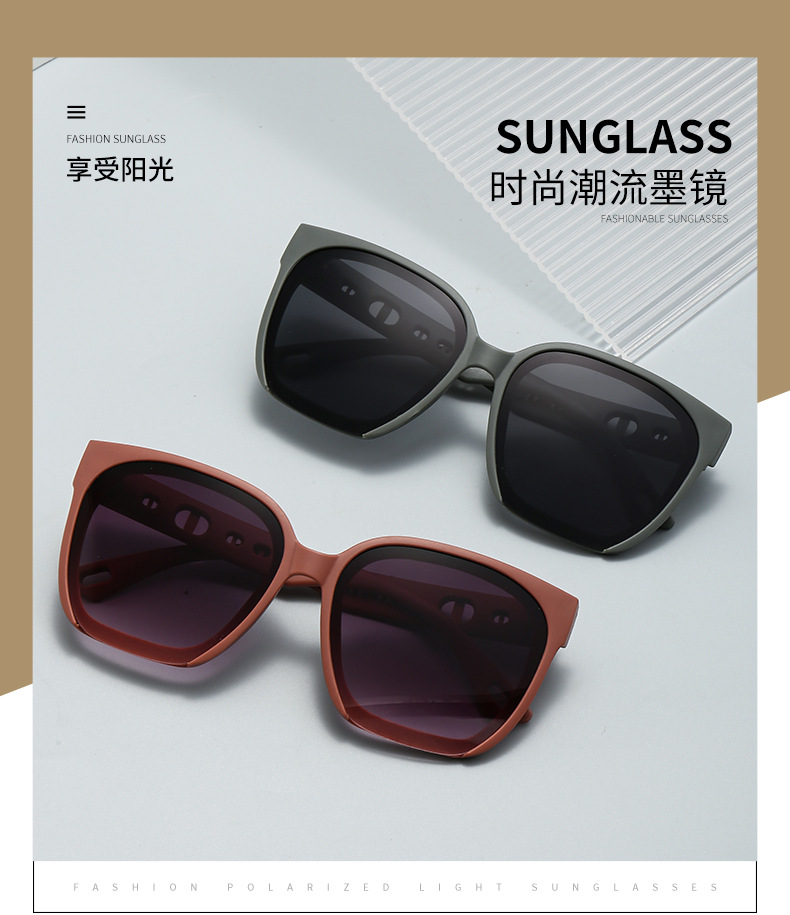 2024年摩登镂空腿复古叠戴时髦墨镜女小众夸张时尚防紫外线太阳镜详情2