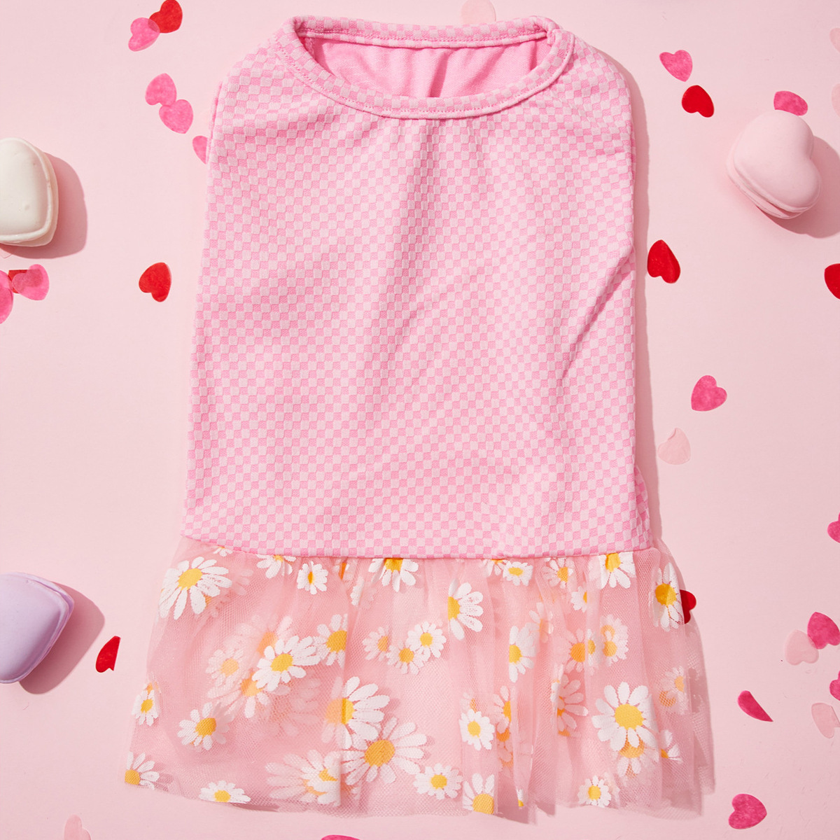 T All-season universal cat and dog clothing, pet chiffon skirt, Bichon Frise, Teddy, Yorkshire Terrier, Schnauzer small dog clothing pic 9