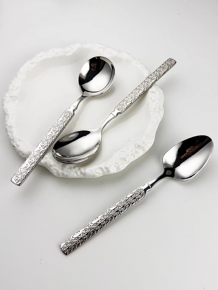 勺子不锈钢家用汤勺批发304专用勺子加厚可爱餐具创意高颜值汤匙详情8