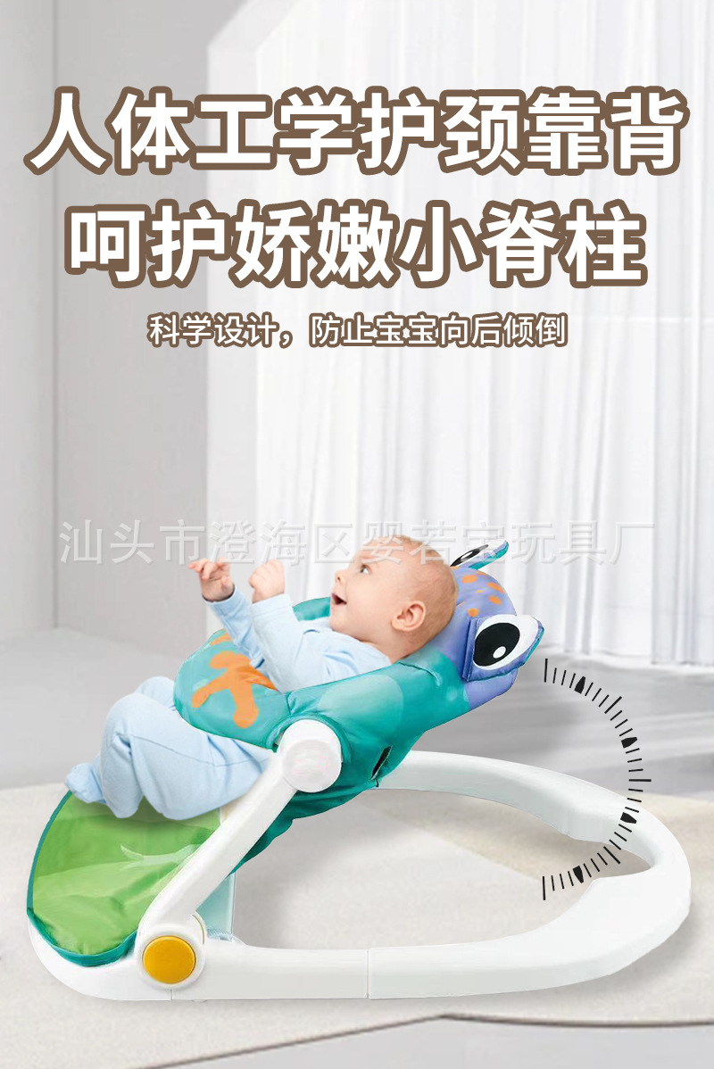 Cross-border best-selling baby folding seats, 0-1-year-old baby soothing music jumping fitness frames, portable mother and baby products, strollers, cribs, backrest seats pic 8