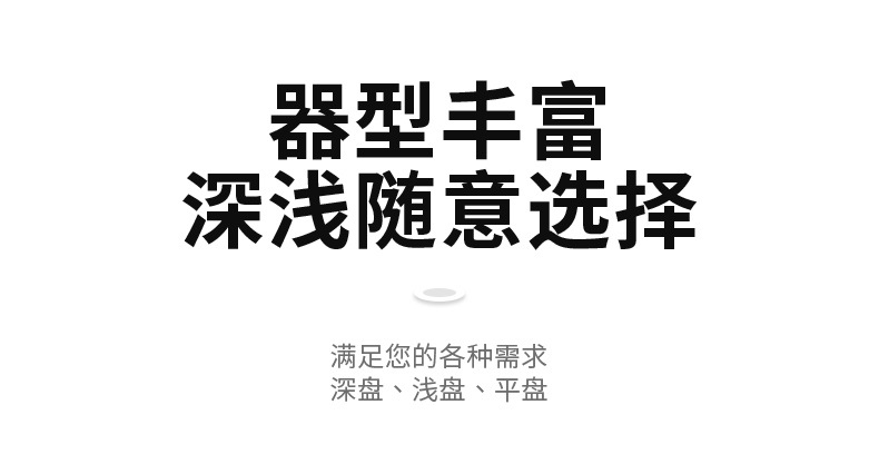 厚款白色玉瓷密胺餐具圆盘子商用圆碟大平盘酒店餐厅凉菜碟批发A8详情7