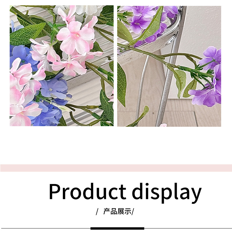 长枝雪兰花仿真花绣球假花束简约家居客厅装饰样板房摆件拍照道具详情6