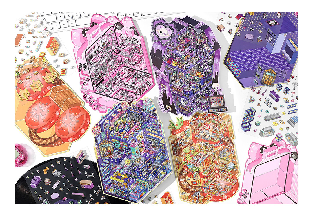 墨言Infeel.Me白卡造景贴纸今日营业中第十四弹微缩立体国潮趣味详情7