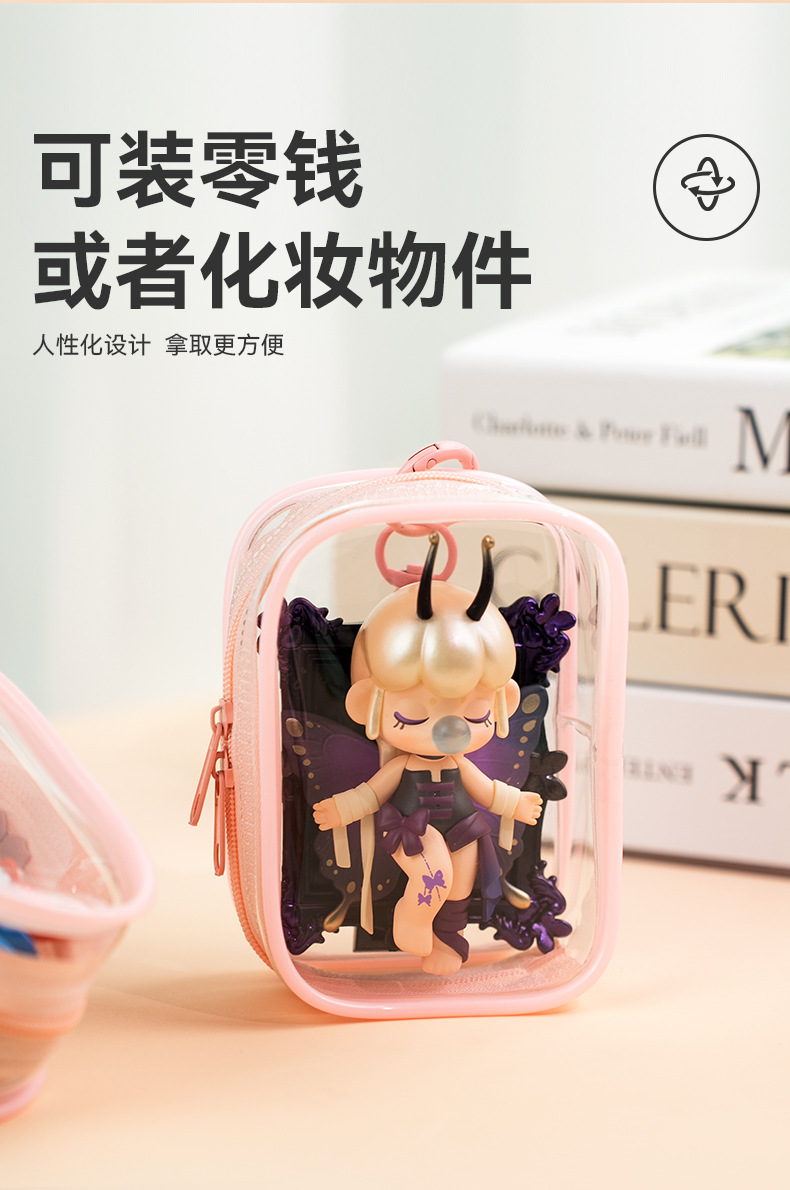 遛娃包 pvc高透胶骨立体晒娃包痛包封闭式透明盲盒展示收纳袋详情4