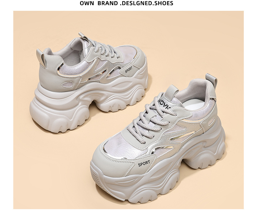 Insole height-increasing dad shoes for women, Spring 2026 new style comfortable and versatile casual shoes for women, thick-soled sports shoes for women pic 13
