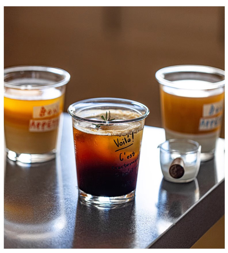 创意高颜值透明玻璃杯家用喝水杯子ins风牛奶杯网红办公室咖啡杯详情17