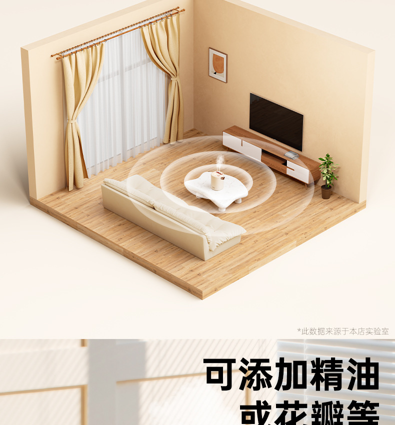加湿器小型迷你家用静音大喷雾量