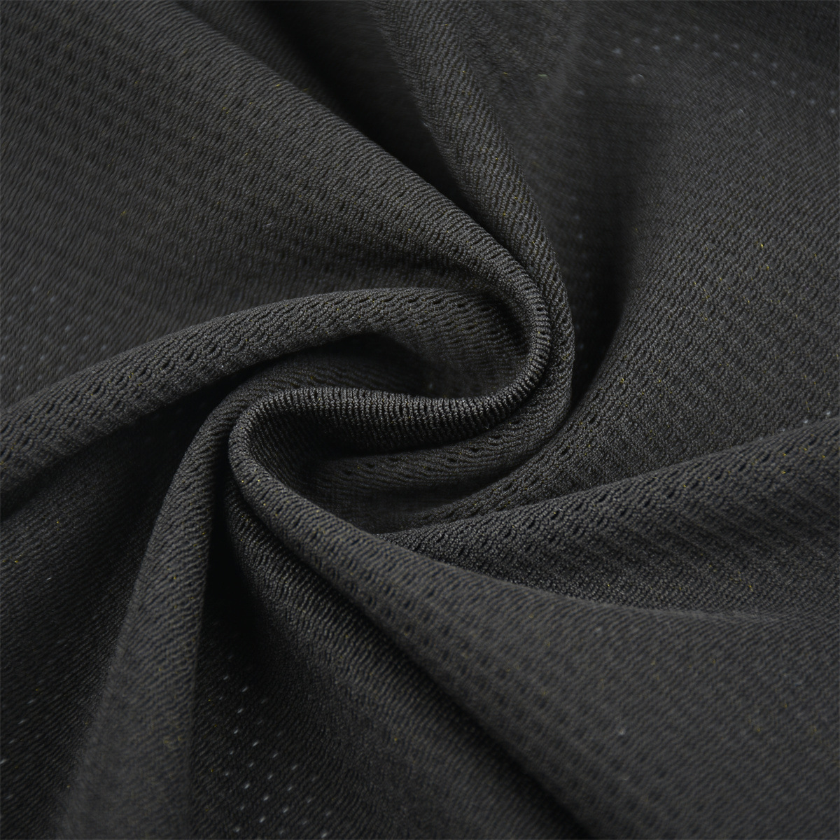 现货涤氨弹力网 运动服拉架网布 透气篮球服弹力针织面料网孔详情9