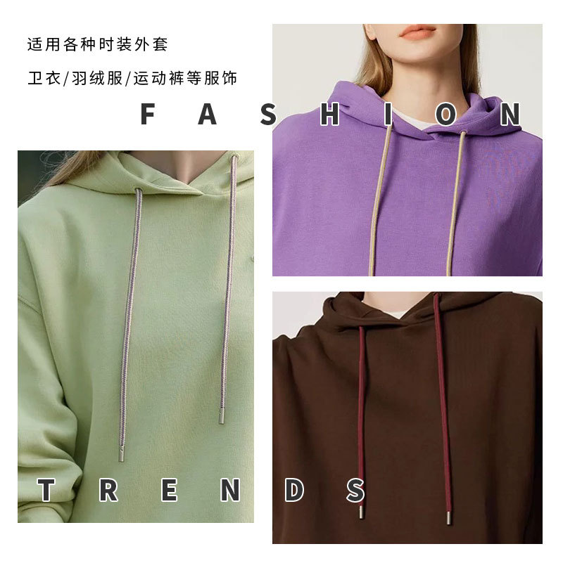 彩色金属吊钟挂坠止绳扣卫衣羽绒服纽扣尾夹扣子帽子抽绳固定卡扣详情6