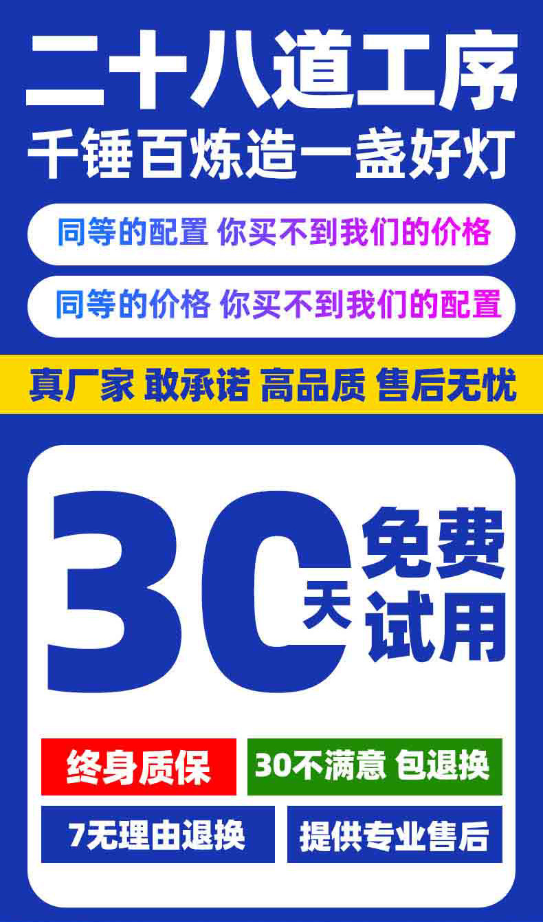 太阳能路灯头户外防水新农村超亮透镜道路照明灯家门口别墅庭院灯详情4