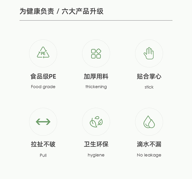 一次性手套食品级TPE餐饮烘焙透明手套厨房专用防护手套厂家直销详情4