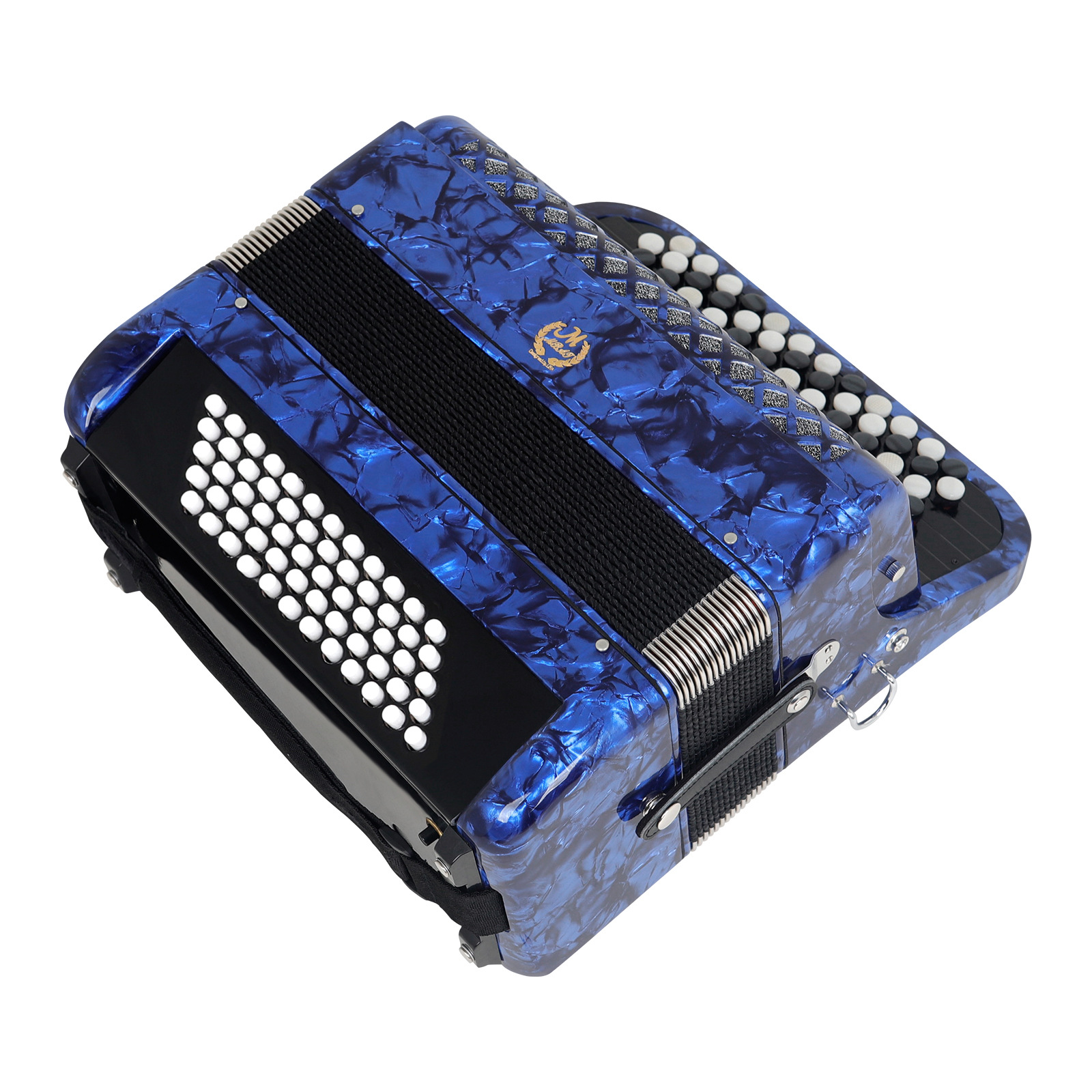 The Mebet 62-key 60-bass-Bayan accordion is a professional key-button accordion for beginners and performance instruments pic 10