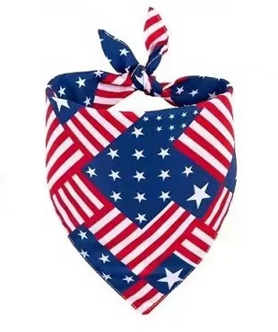 Rongka Pet Cross-border New European and American pet triangular scarves, polyester puppy scarves, dog neck scarves, saliva wipes, cat scarves and decorative items pic 6