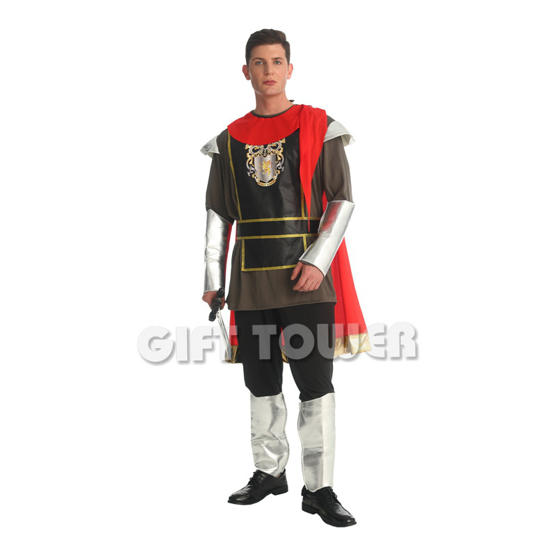 万圣节化装舞会服装成人罗马武士骑士斯巴达勇士将军士兵服M-0255详情3
