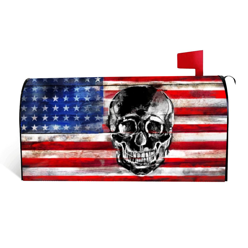 New cross-border elastic band Halloween decoration mailbox cover, Oxford cloth garden mailbox protection dust cover pic 7