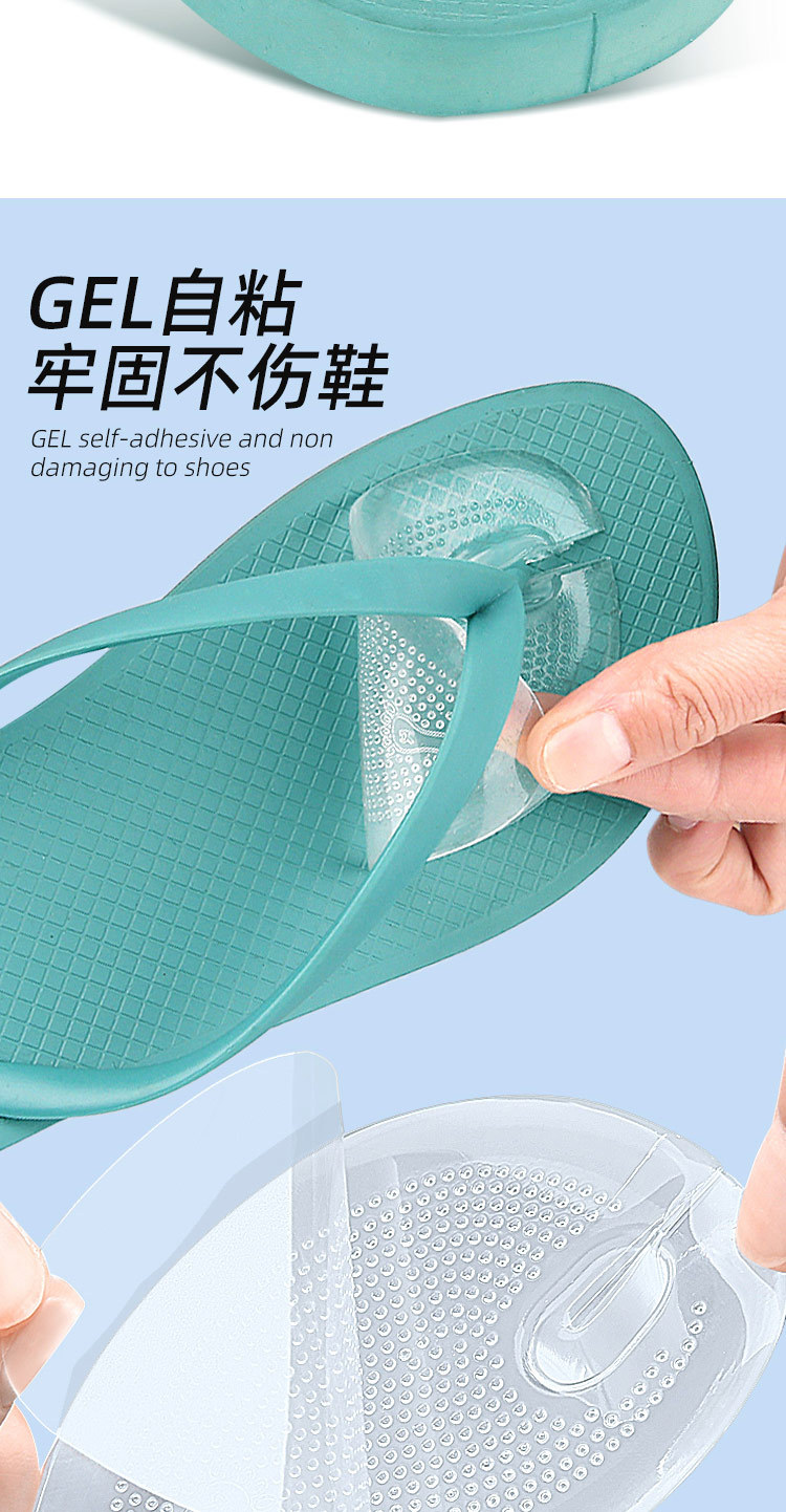 Sticky flip-flops, front paw pads, anti-slip massage front half pads, sandals front paw pads, flip-flops front paw pads, washable and reusable pic 7