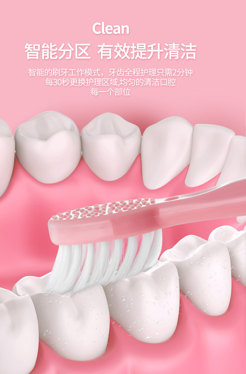【 Direct sales from the original manufacturer 】 Electric toothbrush for adults, fully automatic, smart home use, fine soft bristles, high appearance level, portable pic 5