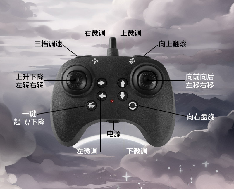 仙剑御剑飞行手势感应悬浮剑型飞行器玩具手控无人机飞剑模型批发详情11