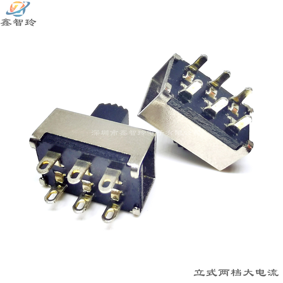 SS12D10 toggle switch 2-position 5-pin high-current single-pole dual-position sliding power supply control high-temperature resistant switch pic 4