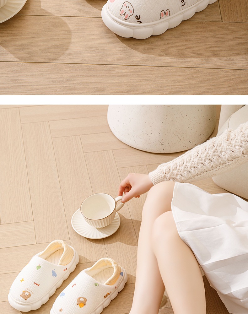 产妇包跟四季防滑厚底月子鞋女舒适透气孕妇软底室内外春夏产妇鞋详情12