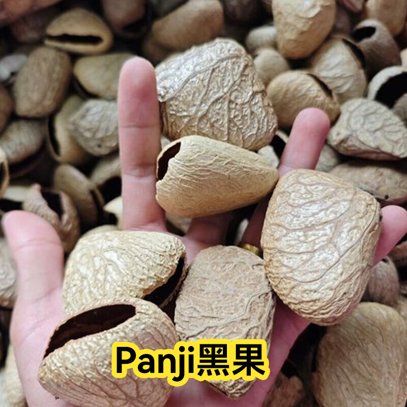 易碎印尼黑果果壳风铃diy植物混合果壳果实挂件果壳黑白两色详情8