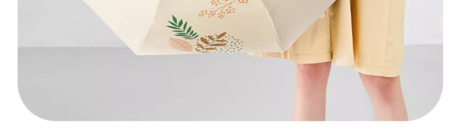 Paradise Umbrella Black Rubber Sun Protection and UV Protection umbrella, student all-weather umbrella, manual folding sunshade umbrella for men and women pic 18