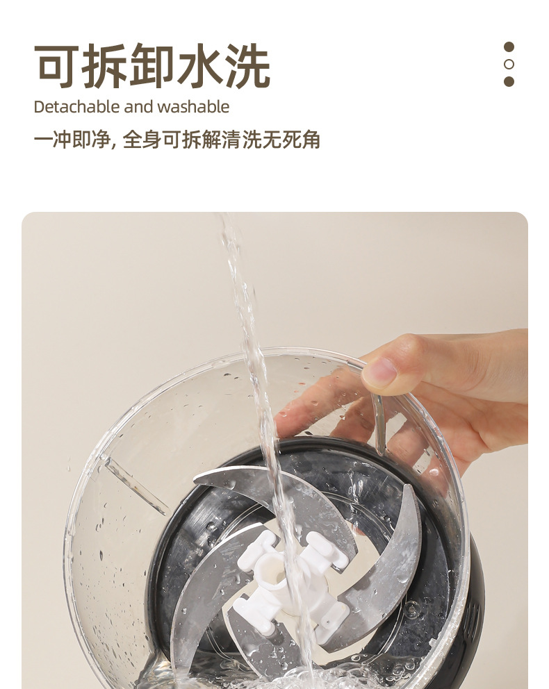Hand-cranked vegetable cutter, meat grinder, kitchen multi-functional household garlic mashing device, garlic puree device, garlic mincing device, vegetable grinder, complementary food machine pic 21