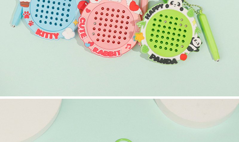 Creative new stress-relieving magnetic steel ball drawing board, fun student toys, bags, accessories, small gifts, keychains, pendants pic 11