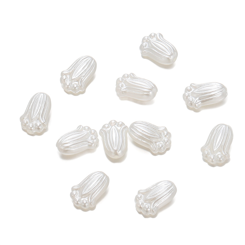 ABS仿珍珠 巴洛克风花朵仙人掌蝴蝶结 奶油胶diy手工串珠耳环配饰详情27