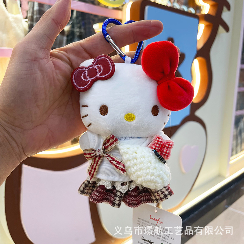 【 Authentic 】hellokitty plush bag Pendant for Girls, KT doll, Birthday gift, kt Cat pic 15
