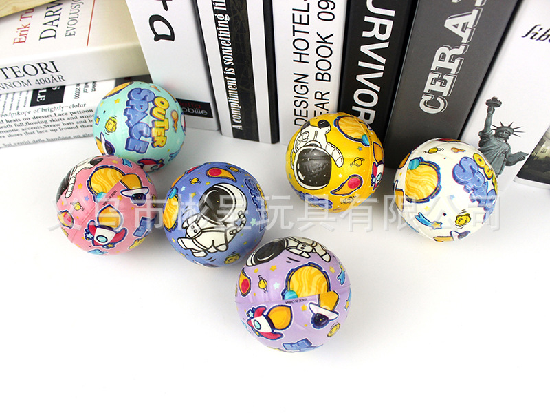 Cross-border Amazon PU sponge foam astronaut squeeze release ball, children and teenagers outdoor sports elastic ball pic 7