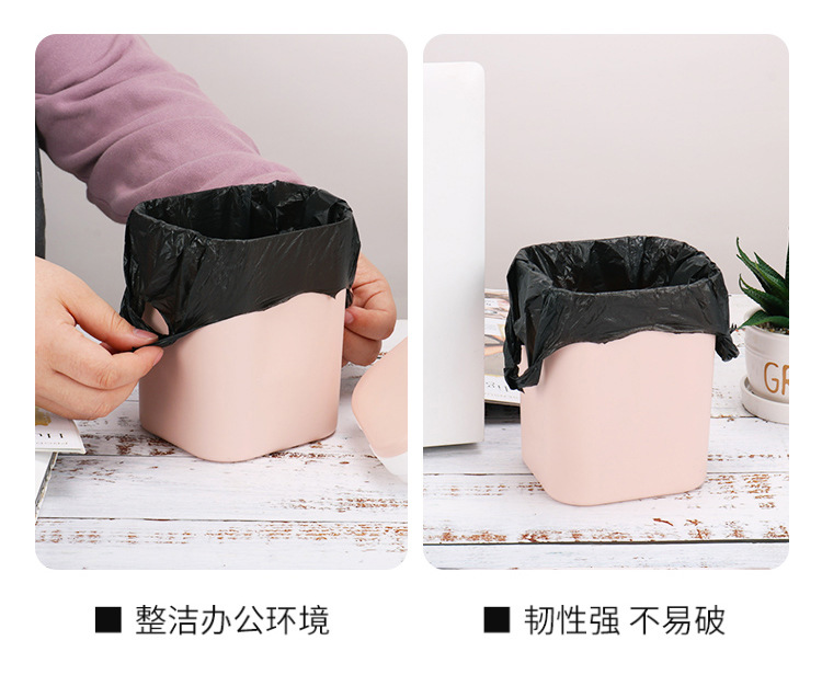 迷你小号塑料袋小垃圾袋黑色桌面车载厨房一次性猫狗便便铲屎袋子详情4