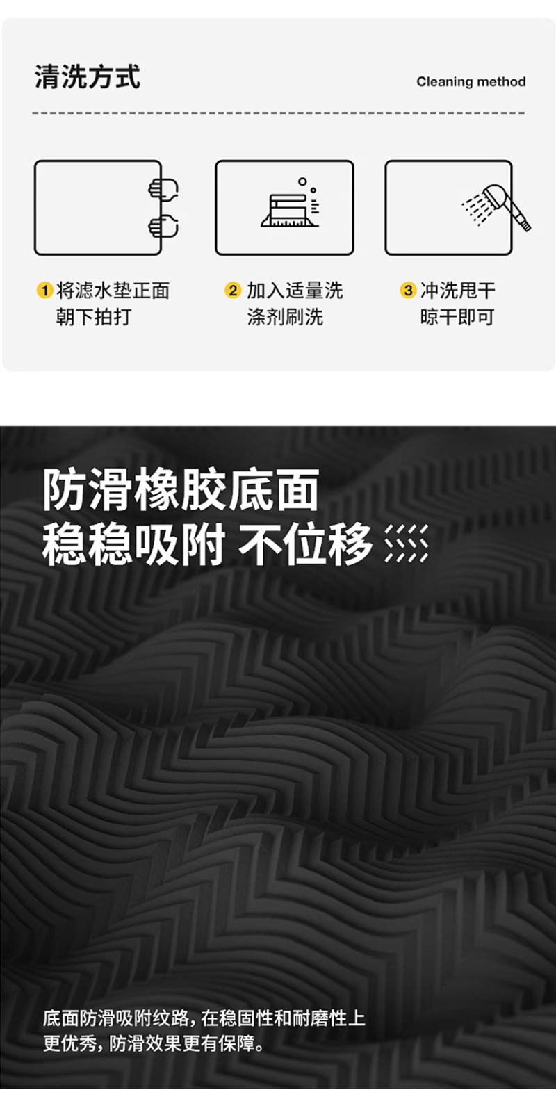 厨房台面沥水垫硅藻泥桌面隔热垫吧台垫子餐垫咖啡机吸水垫跨境详情10