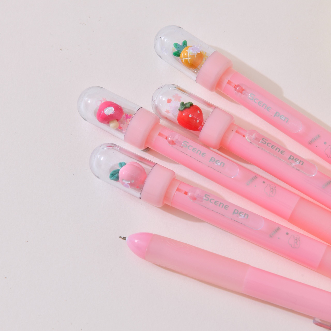 Chenxi Cheese Time Scene Gel Pen side Press Design Student stationery Water-based Pen Writing smooth Office supplies pic 5