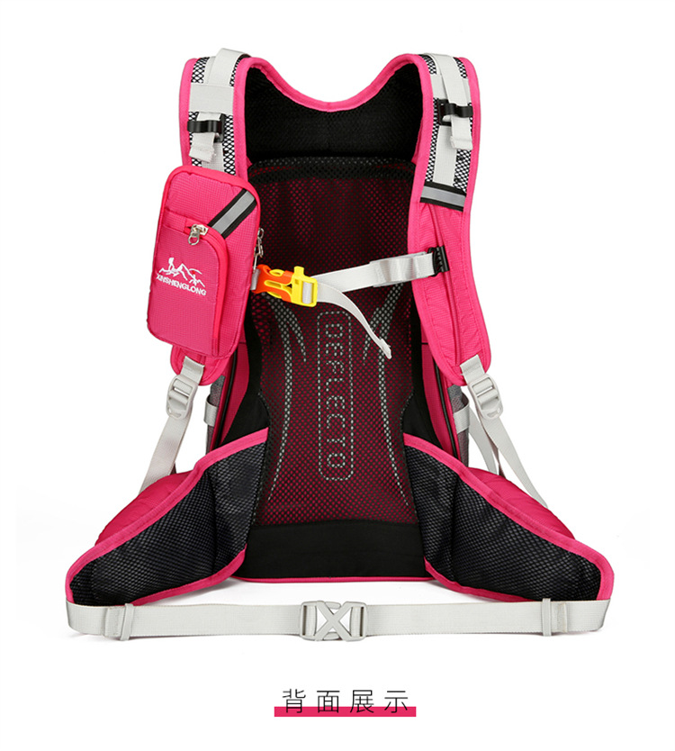Wholesale of large-capacity portable water-resistant backpacks for outdoor travel and cycling, suspended frame travel and mountaineering bags pic 31
