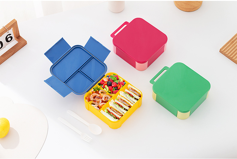 Portable lunch box, food-grade plastic lunch box, sealed leak-proof lunch box for students and office workers, Amazon pic 7