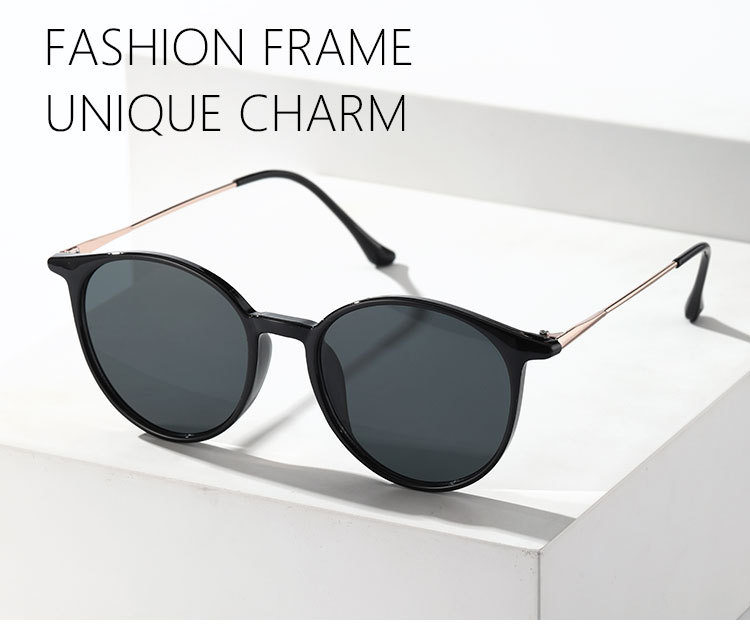 New fashionable round-face sunglasses from Europe and America, trendy driver sunglasses, universal for both men and women, cross-border sunglasses exclusively available pic 1