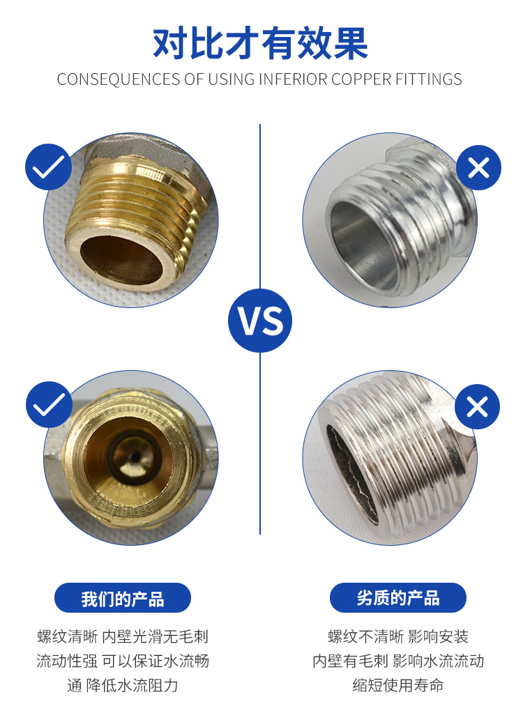 Wholesale of all-copper Angle valves, all-copper high-flow ball core Angle valves for water heaters and gas wall-hung boilers, ball valves from the manufacturer pic 4