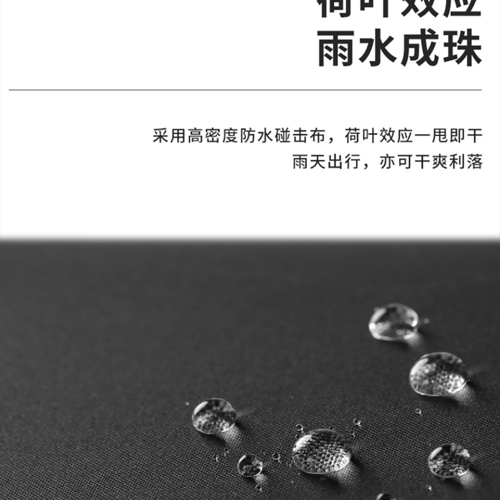 Xingbao Umbrella Industry RST three-fold Umbrella, fully automatic black rubber umbrella wholesale, printed logo advertising umbrella in stock pic 13