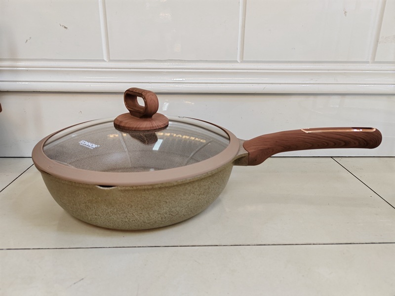 15/16 pieces cookware set 15/16 pieces non-stick pot set, tourmaline die-cast aluminum pot with bottom heat pic 8