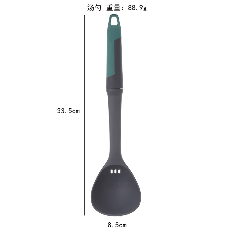 新款尼龙锅铲炒汤勺厨具不粘锅专用耐温厨具套装家用食品级长柄详情3