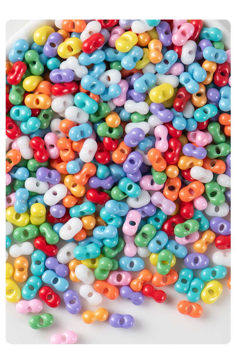 [A混锅]FGB千色玻璃米珠超优混珠花生/火磨异形珠diy饰品配件散珠详情1